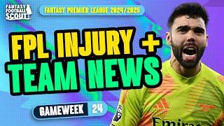 WILL RAYA START?!  | FPL TEAM NEWS GW24! | Fantasy Premier League Tips 2024/25