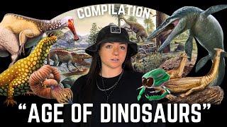 The Mesozoic Era (That We Know Of) Age of Dinosaurs Compilation | Lindsay Nikole