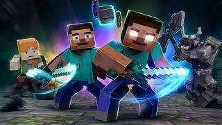 NETHER WAR EP3 - Stone Power - Alex and Steve life (Minecraft animation)