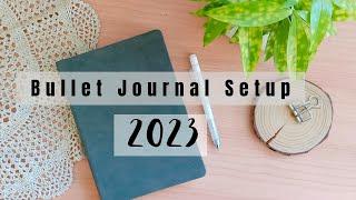 2023 Bullet Journal Setup || Minimal Setup || Simple for beginners || Plan with me 2023