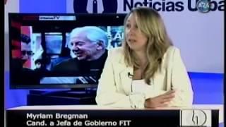 Entrevista a Myriam Bregman en Noticias Urbanas, por América 24