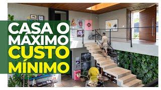 ESSA CASA IMENSA É O MÁXIMO - ARQUITETURA MODERNA COM CUSTOS MÍNIMOS E VÁRIAS DICAS DE ECONOMIA