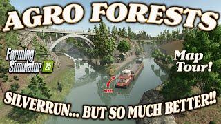 THE BEST FS25 MAP SO FAR?! “AGRO FORESTS“ MAP TOUR! ON Farming Simulator 25 (Review) PS5.
