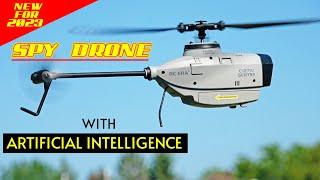 New SPY DRONE HELI is back with Artificial Intelligence - Review of C127AI