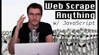 WEB SCRAPING made simple with JAVASCRIPT tutorial