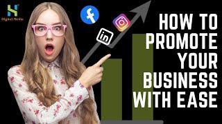 Don't Feel Stressed to Promote Your Business | Social Media Marketing | HS Digital Media