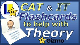 CAT and IT Flashcards to help with Theory