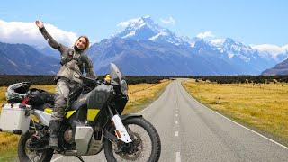 New Zealand's endless BEAUTY | Motorcycle trip to Danseys Pass, Lake Pukaki & Mount Cook  [E17- S6]