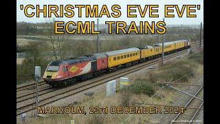 Christmas Eve Eve ECML Trains : Marholm, 23rd December 2024