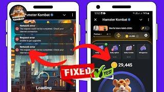 Hamster Kombat Network Error Problem | Hamster Kombat request error unable to get account info |
