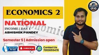 National Income | Economic's 2 | Demo Class 1 | Semester 5 | B. com