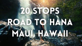 20 Stops on the Road to Hana, Maui Hawaii