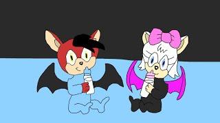 Rouge the Bats baby aunt and uncle - twins