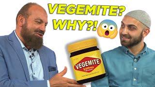 CANADIAN Sheikh Tries Iconic AUSSIE Snacks!