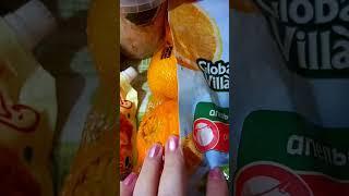 Покупка продуктов с пенсии на 4т.,на месяц#пятёрочка#распаковка#