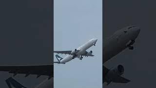 A330  take off + gear up #planespotting