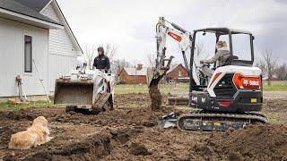 Backyard Patio Project: Footings, Block, and Concrete!