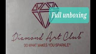 Unboxing of a Diamond Art Club Kit 'Alice' By Konstantin Kalinin -Diamond painting