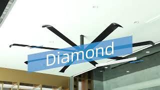 【KALE FANS】Diamond Series HVLS Ceiling Fan