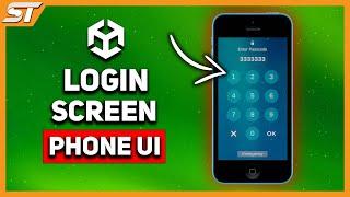 Create a Mobile Login Screen with Custom Passcode | Unity Tutorial