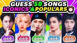 Guess 50 K-Pop Songs  (Most popular songs) | KPOP QUIZ 2025