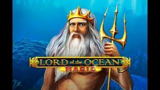 My first go on Lord Of The Ocean Casino Slot Huge win with re-triggers!