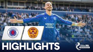 Rangers 2-1 Motherwell | Černý Scores Outstanding First Rangers Goal | William Hill Premiership