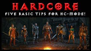 D2R Hardcore - 5 Importants Tips for HC-Mode! [Diablo 2 Resurrected Hardcore]