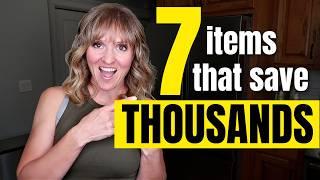 7 ITEMS THAT SAVE US THOUSANDS OF DOLLARS | LIVE BELOW YOUR MEANS | Old Fashioned Frugal Tips