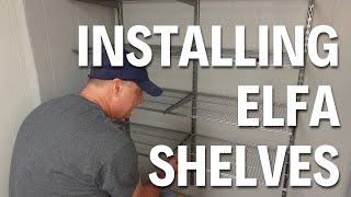 Closet Upgrade: Assembling the Elfa Shelving System