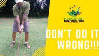 Improve your golf grip: Golf lesson 2020 | Doc Blade Forensic Golf Instruction