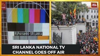 Protestor Takes Over Sri Lanka's National TV Channel Rupavahini, Broadcast Goes Off Air | Lanka News