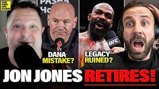 WTF Jon Jones Just RETIRED?! Aspinall/Pereira NEXT? - REACTION w/ John Morgan!