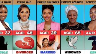 50 Nollywood Actresses Real Ages and Their Marital Status | Single Married Divorced