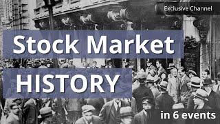 Stock Market History - in 6 main events!