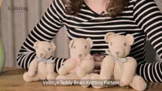 Vintage Teddy Bears Knitting Pattern (The Knitting Network WTD054)