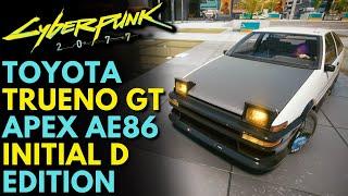 Toyota Trueno GT APEX AE86 Initial D Edition | Cyberpunk 2077 MODS