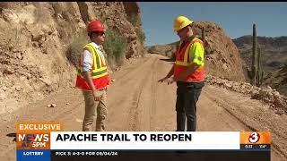 Scenic Arizona highway set to reopen soon but 'at your own risk'