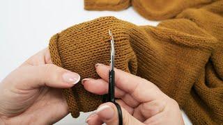  How to shorten knitwear