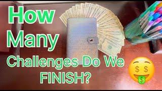 CASH STUFFING Savings Challenges Finishing How Many? #cashstuffing #savingmoney #savingschallenges