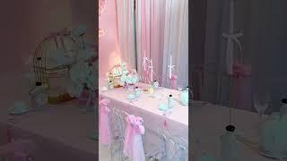 Trang Trí Gia Tiên Tone Hồng | Rạp Cưới Mỹ Thanh Cái Bè