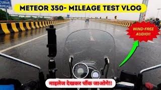 Meteor 350: Shocking Mileage .. How To Get Clean Audio In Moto Vlogging??