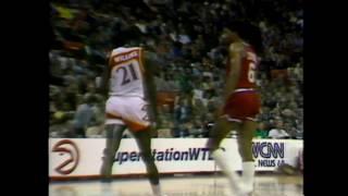 Dominique Wilkins and Julius Dr.J Erving's First Matchup | Hawks vs Sixers | 11.30.1982