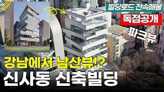 독점매물 강남 파크뷰 신축 빌딩, 폼 미쳤다