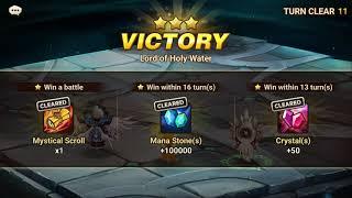 Summoners War - Mock battle 10 Lord of Holy Water - 3 stars Updated ( October 2023)