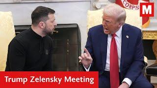 A tense meeting unfolded between Donald Trump and Zelenskyy