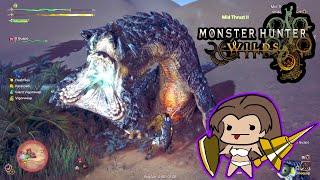 Balahara LANCE SOLO, Double-headed Dune Defense [Monster Hunter Wilds Beta] PS5 #monsterhunterwilds