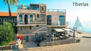 The Sea of Galilee and the Coastal City of Tiberias. Immersing in the Serenity of Early Morning.