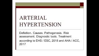 Arterial hypertension