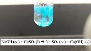 Copper Sulfate and Sodium Hydroxide